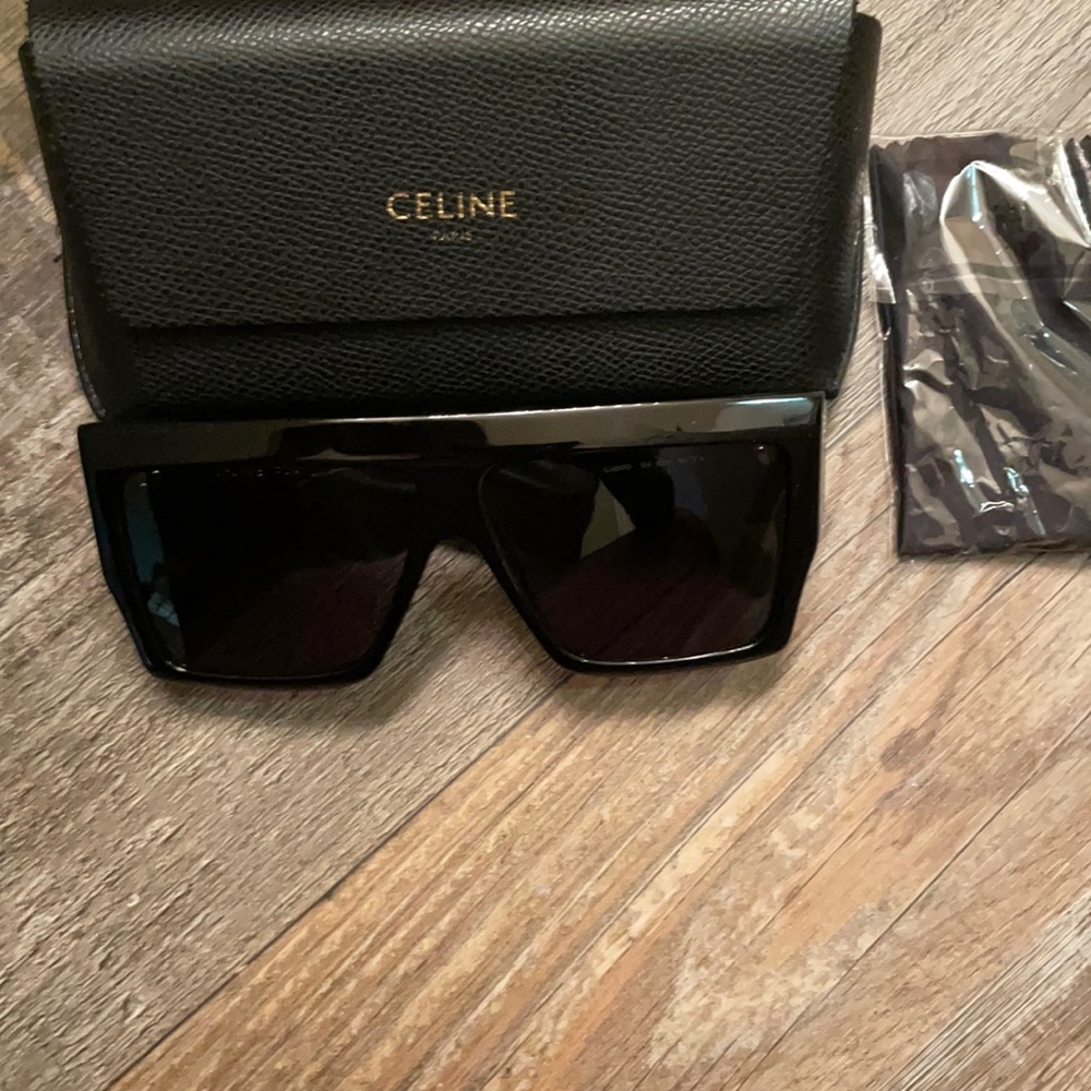 Celine Flat Top Square Sunglasses. Brand New